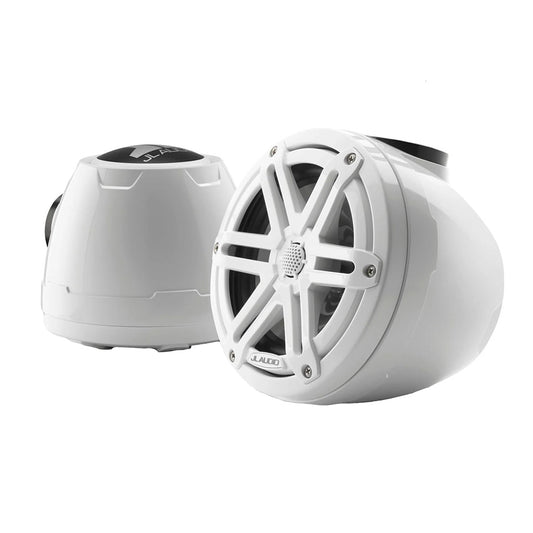 Suncoast Marine and Auto offers JL Audio M3 VeX Series 6.5" Enclosed Coaxial Speakers w/White Sports Grilles - M3-650VEX-Gw-S-Gw [010-03256-00]