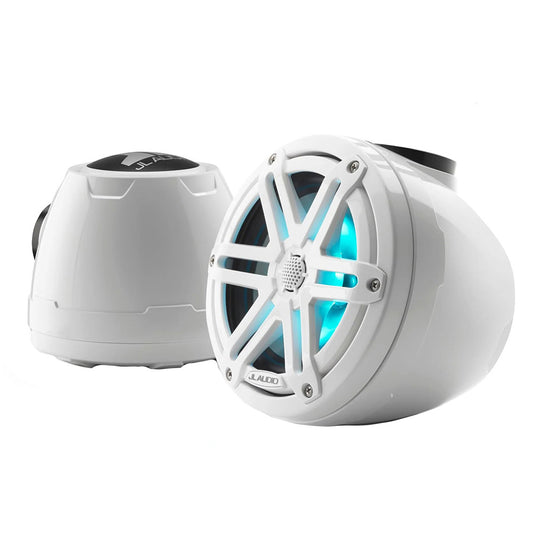 Suncoast Marine and Auto offers JL Audio M3 VeX Series 6.5" Enclosed Coaxial Speakers w/RGB LED Lighting White Sports Grilles - M3-650VEX-Gw-S-Gw-i [010-03258-00]