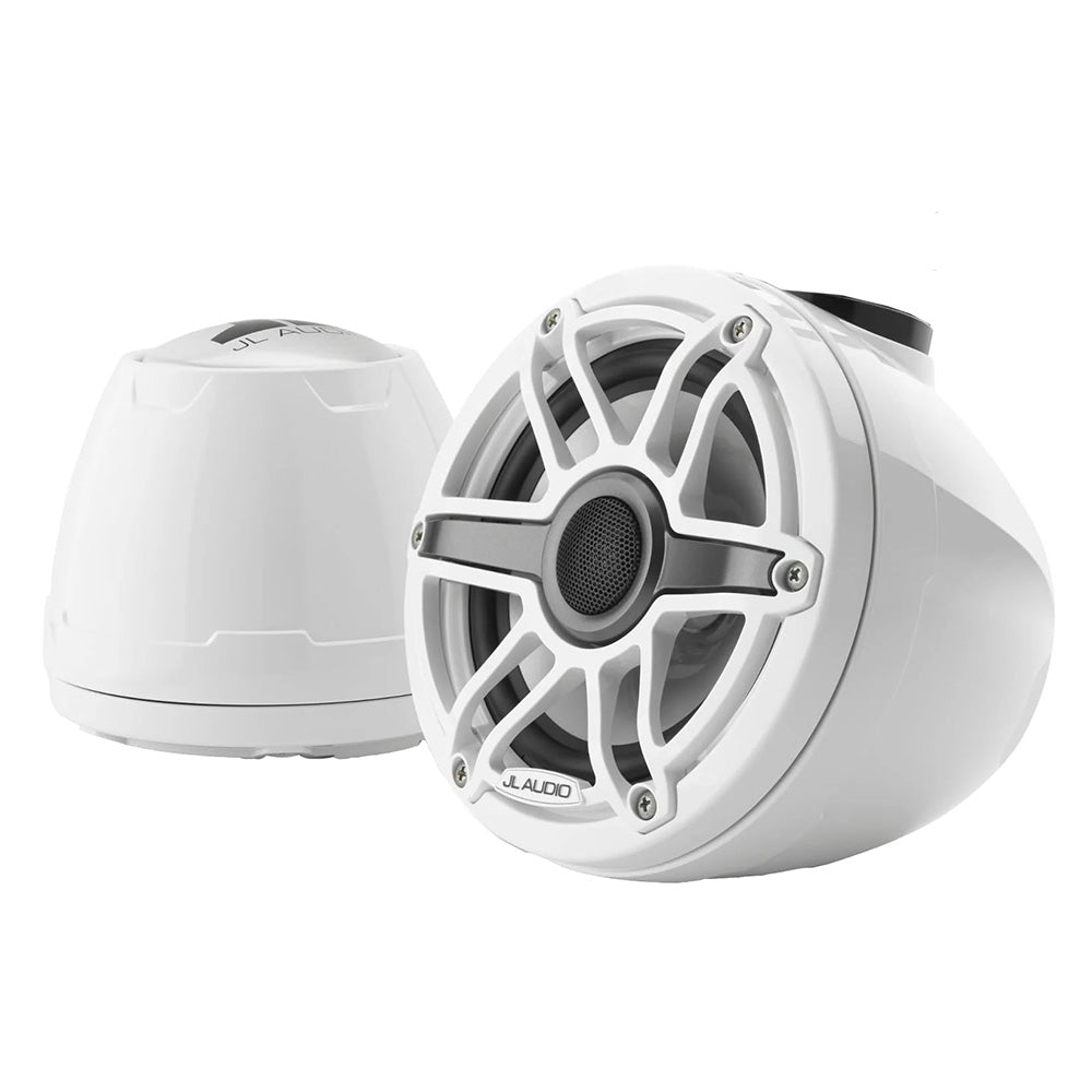 Suncoast Marine and Auto offers JL Audio M6 VeX Series 6.5" Enclosed Coaxial Speakers w/White Sports Grilles - M6-650VEX-Gw-S-GwGw [010-03260-00]