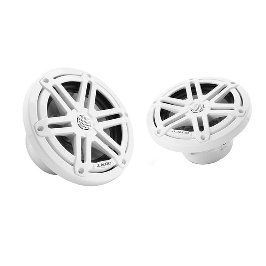 Suncoast Marine and Auto offers JL Audio M3 Series 6.5" Marine Coaxial Speakers w/Gloss White Sport Grilles - M3-650X-S-Gw [010-03063-00]