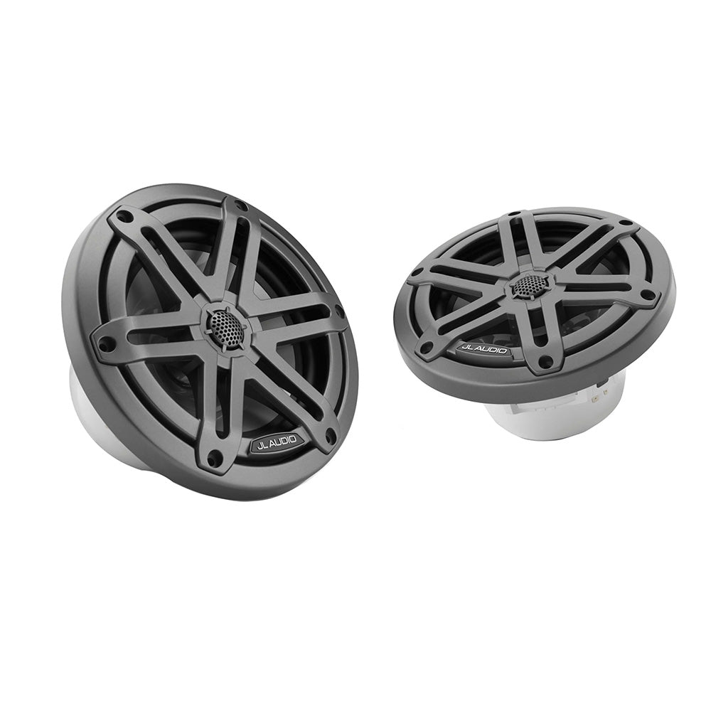 Suncoast Marine and Auto offers JL Audio M3 Series 6.5" Marine Coaxial Speakers w/Grey Metallic Sport Grilles - M3-650X-S-Gm [010-03061-00]