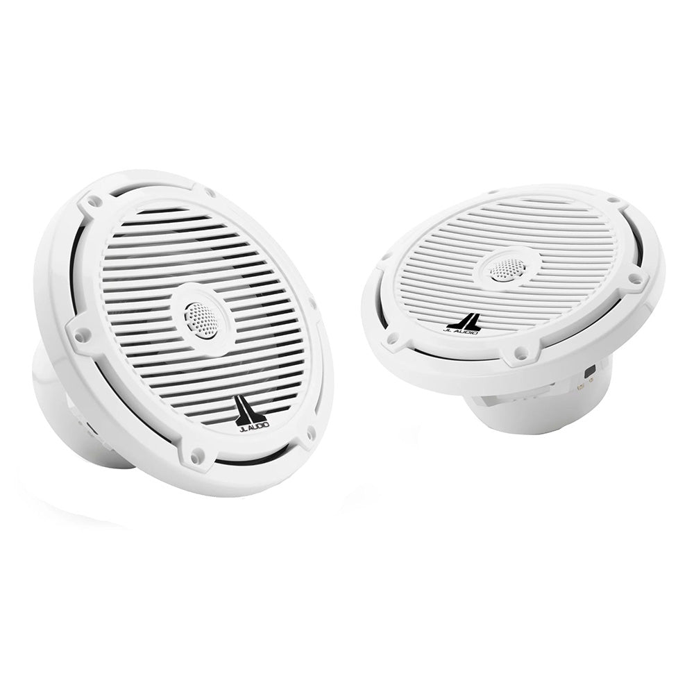 Suncoast Marine and Auto offers JL Audio M3 Series 7.7" Marine Coaxial Speakers w/Gloss White Classic Grilles - M3-770X-C-Gw [010-03065-00]