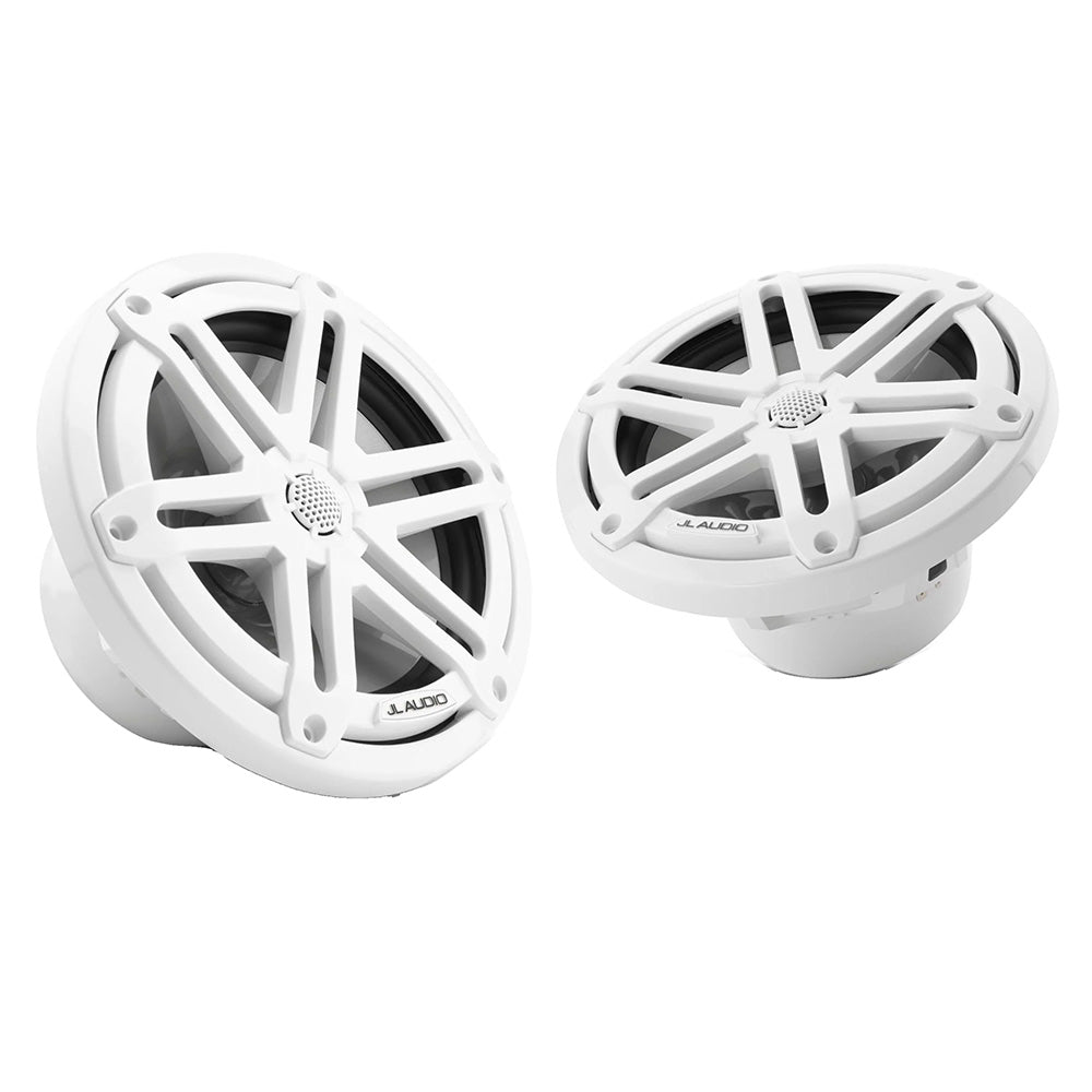 Suncoast Marine and Auto offers JL Audio M3 Series 7.7" Marine Coaxial Speakers w/Gloss White Sport Grilles - M3-770X-S-Gw [010-03068-00]