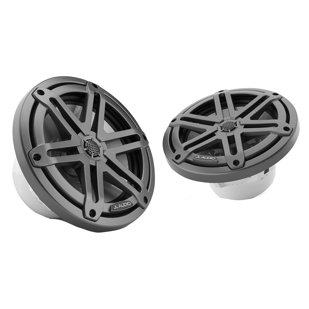 Suncoast Marine and Auto offers JL Audio M3 Series 7.7" Marine Coaxial Speakers w/Grey Metallic Sport Grilles - M3-770X-S-Gm [010-03066-00]