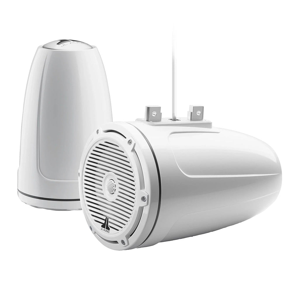 Suncoast Marine and Auto offers JL Audio M3 Series 7.7" Enclosed Tower Coaxial System w/Gloss White Classic Grille - M3-770ETXv3-Gw-C-Gw [010-03266-00]