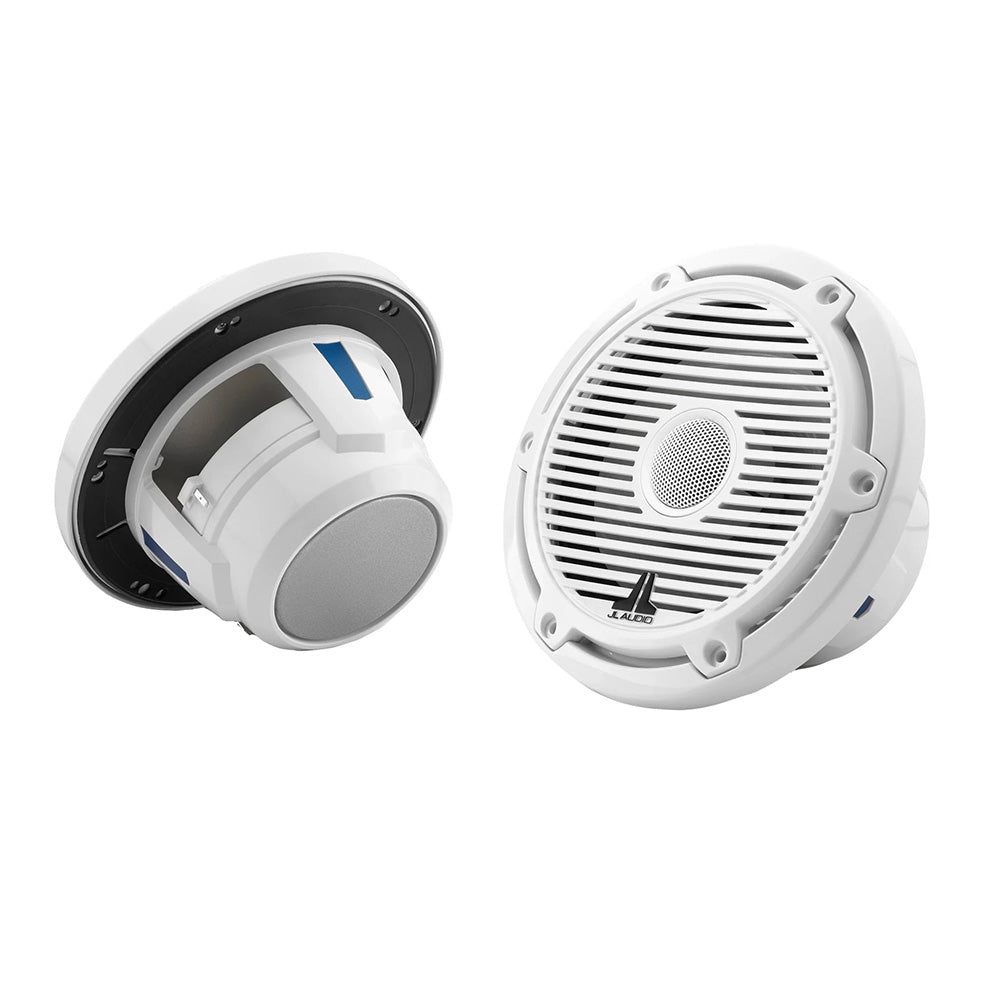 Suncoast Marine and Auto offers JL Audio M6 Series 6.5" Marine Coaxial Speakers w/Gloss White Classic Grille - M6-650X-C-3Gw [010-03497-00]