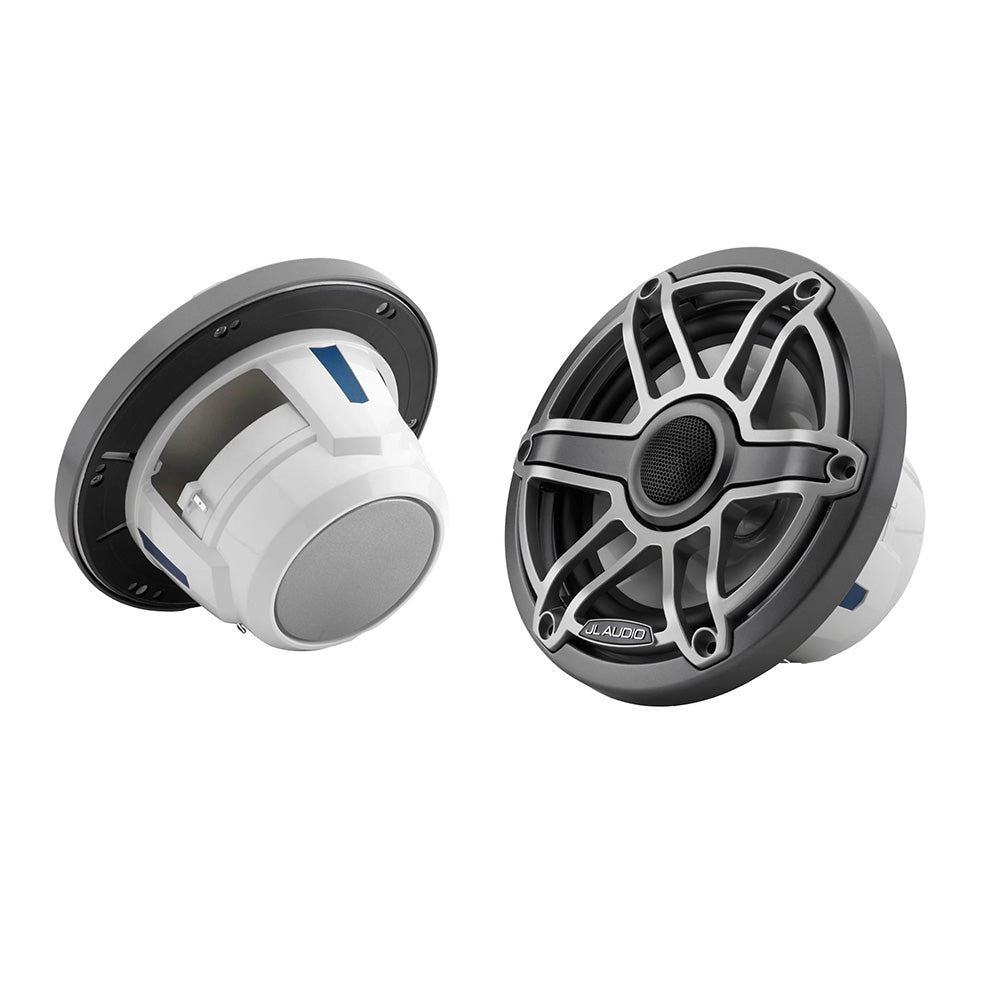 Suncoast Marine and Auto offers JL Audio M6 Series 6.5" Marine Coaxial Speakers w/Titanium Sport Grille - M6-650X-S-GmTi [010-03091-00]