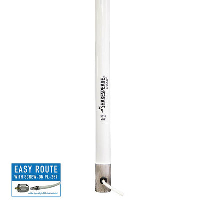 Suncoast Marine and Auto offers Shakespeare Galaxy 5018 15' 2 VHF Antenna - 9dB Gain [5018]