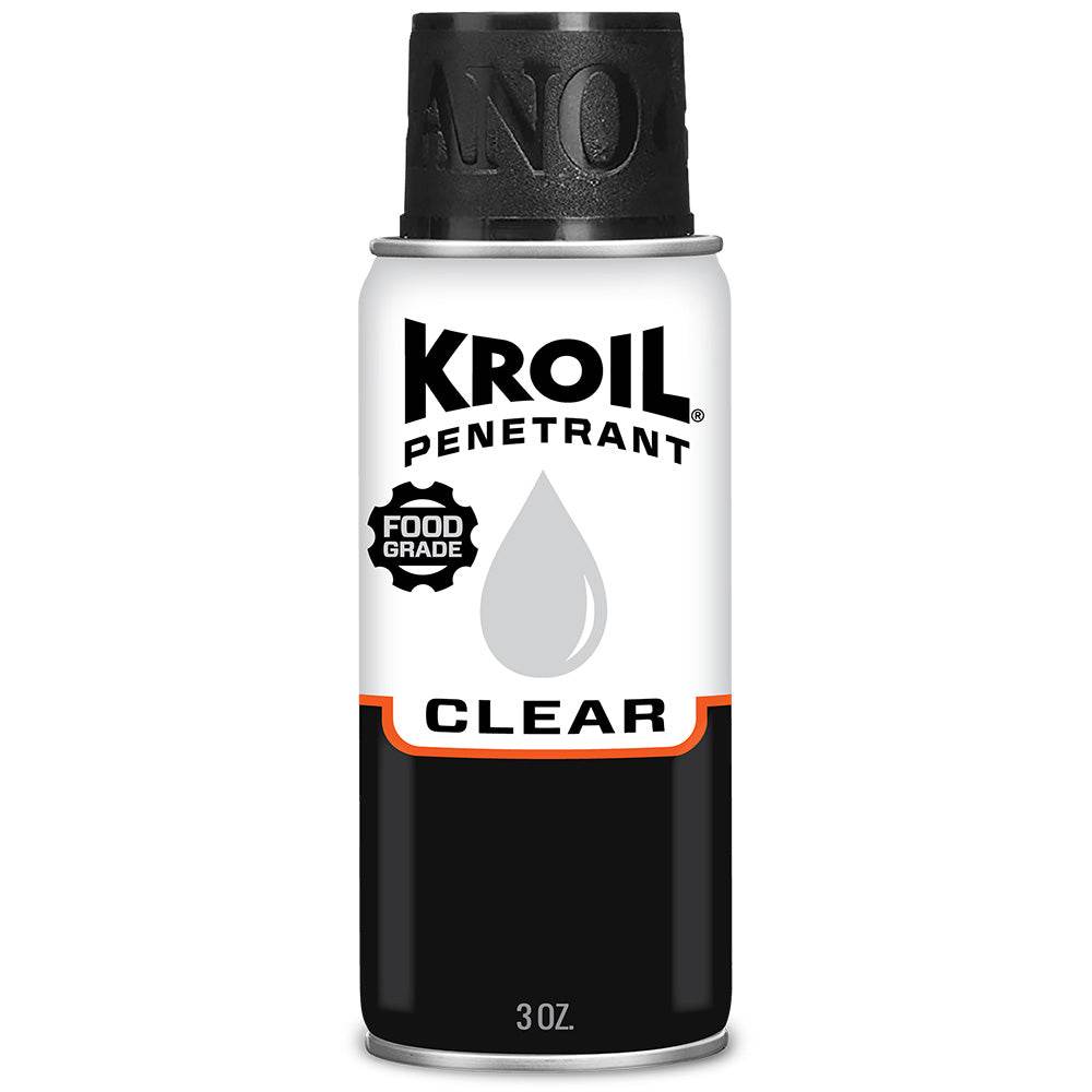 Suncoast Marine and Auto offers Kroil Clear Food Grade Penetrating Oil - Aerosol - 3oz Can [CKS032]