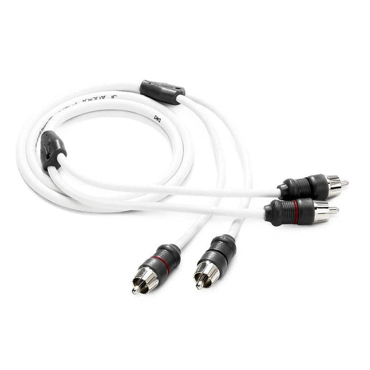 Suncoast Marine and Auto offers JL Audio 2-Channel 3' Marine Audio RCA Cable - XMD-WHTAIC2-3 [010-13446-00]