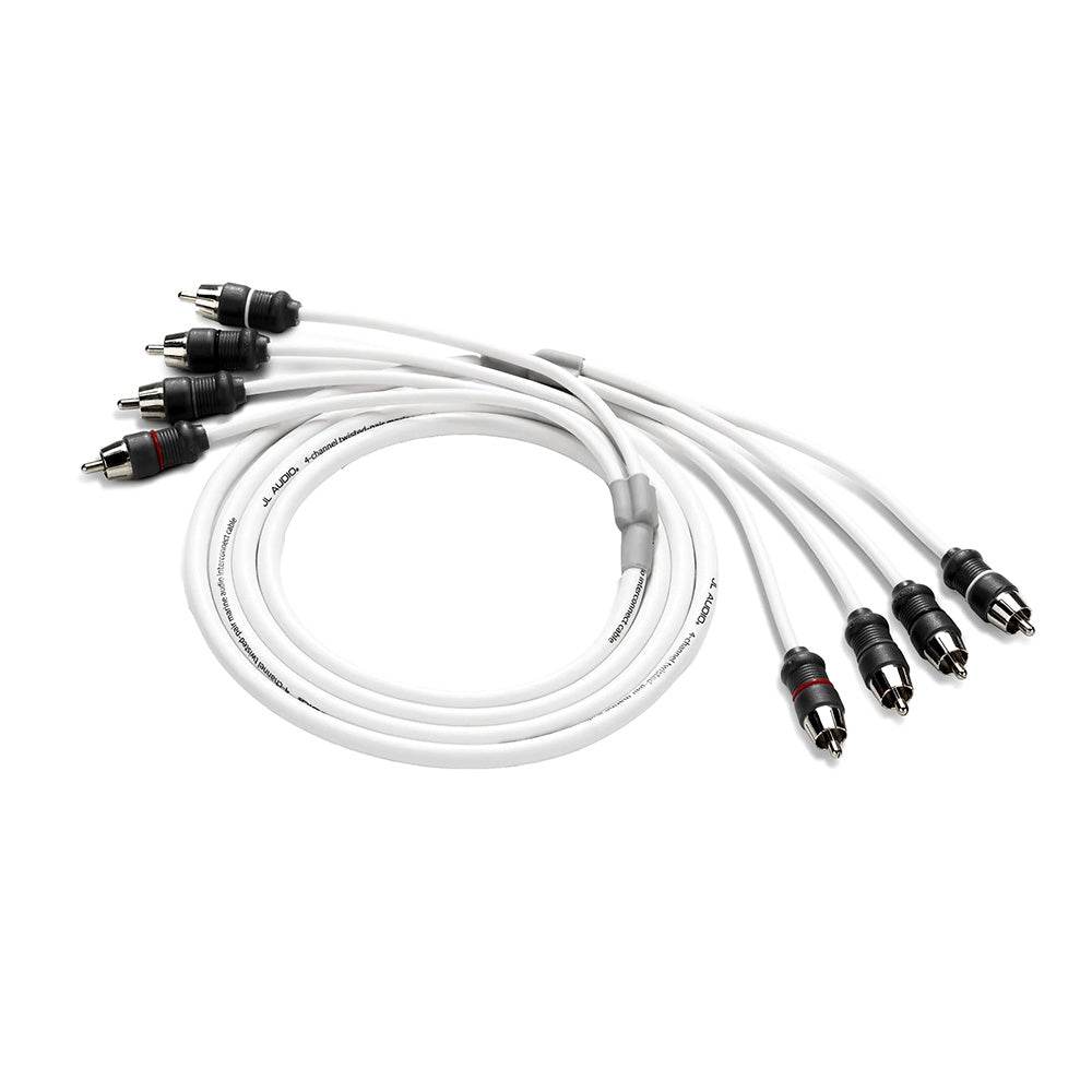 Suncoast Marine and Auto offers JL Audio 4 Channel 6' Marine Audio RCA Cable - XMD-WHTAIC4-6 [010-13473-00]