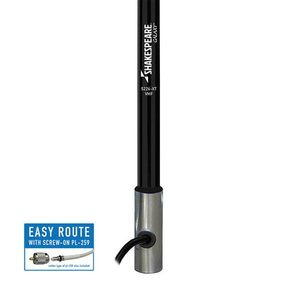 Suncoast Marine and Auto offers Shakespeare Galaxy 5226-XT 8' Black VHF Antenna - 6dB Gain [5226-XT]