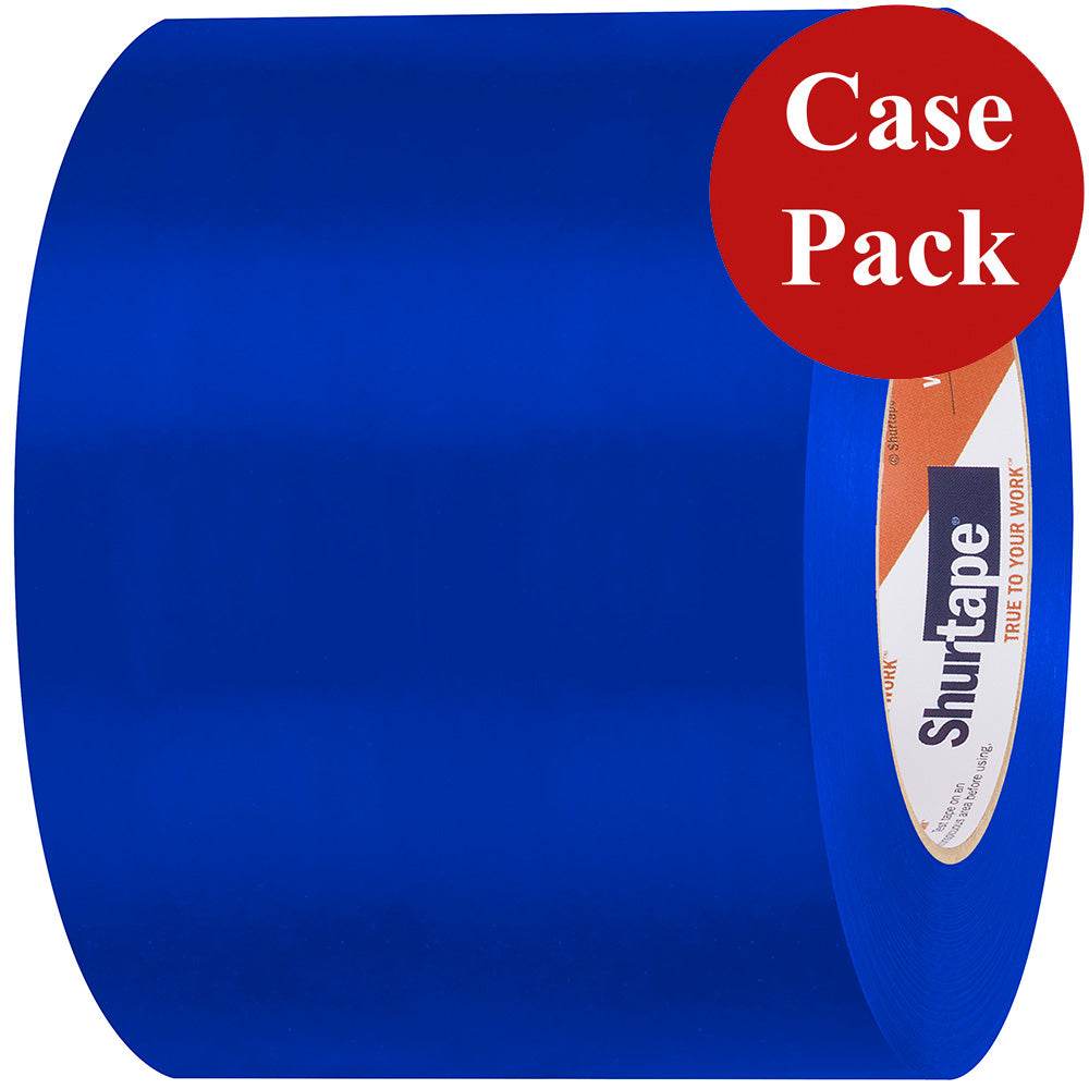 Suncoast Marine and Auto offers Shurtape UV-Resistant Marine Heat Shrink Tape - 96MM x 55M Roll - Straight Edge Blue *Case of 12 Rolls* [105740C]