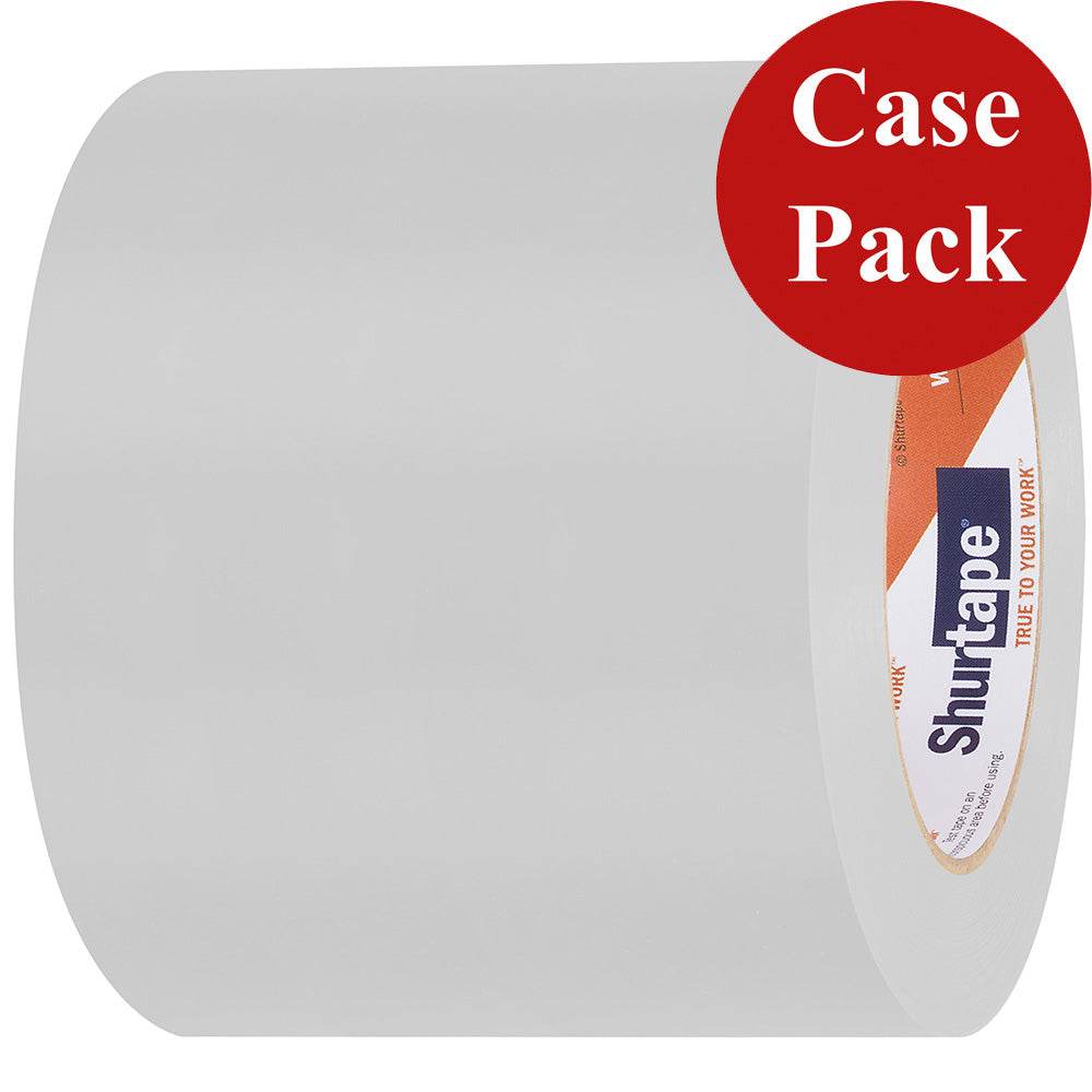 Suncoast Marine and Auto offers Shurtape UV-Resistant Marine Hull Preservation Tape - 96MM - 33M Roll - Straight Edge White *Case of 12 Rolls* [105749C]