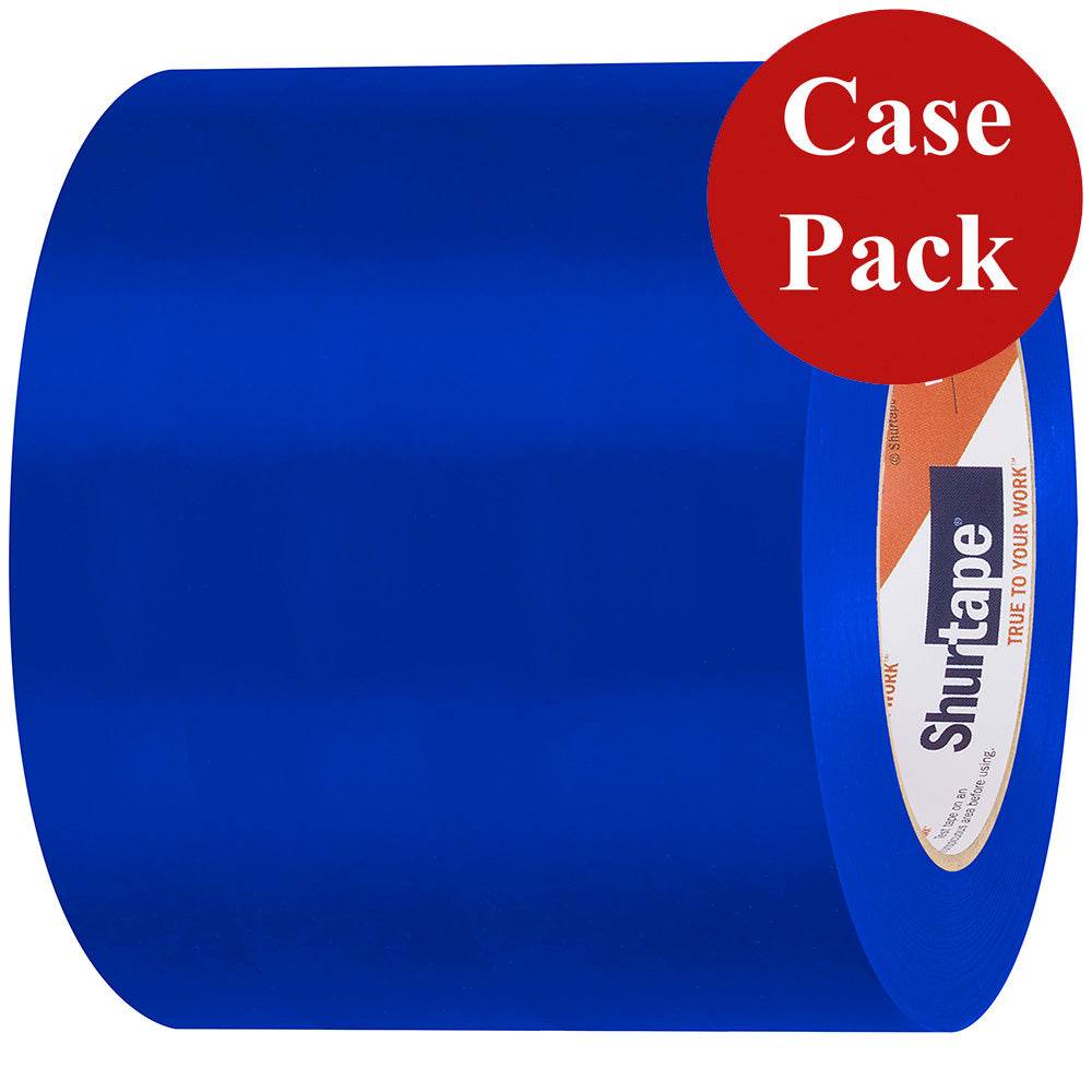 Suncoast Marine and Auto offers Shurtape UV-Resistant Marine Hull Preservation Tape - 96MM - 33M Roll - Straight Edge Blue *Case of 12 Rolls* [105750C]