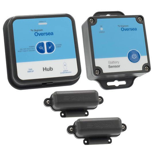 Suncoast Marine and Auto offers Skyhawk Oversea Pontoon Bundle Hub - 1 Oversea Hub, 1 Battery Sensor 2 Entry Sensors [OSKITPONTOON1]