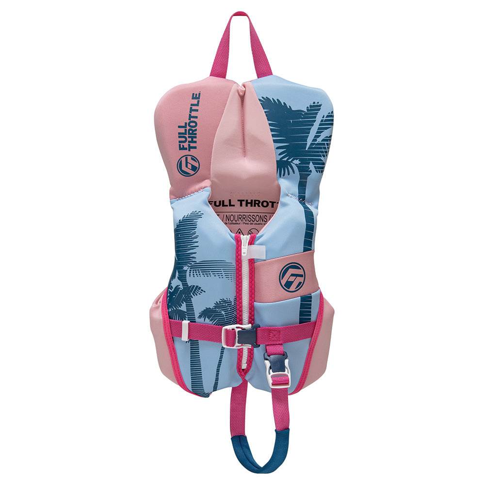 Suncoast Marine and Auto offers Full Throttle Infant Rapid-Dry Flex-Back Life Jacket - Pink [142200-105-000-25]