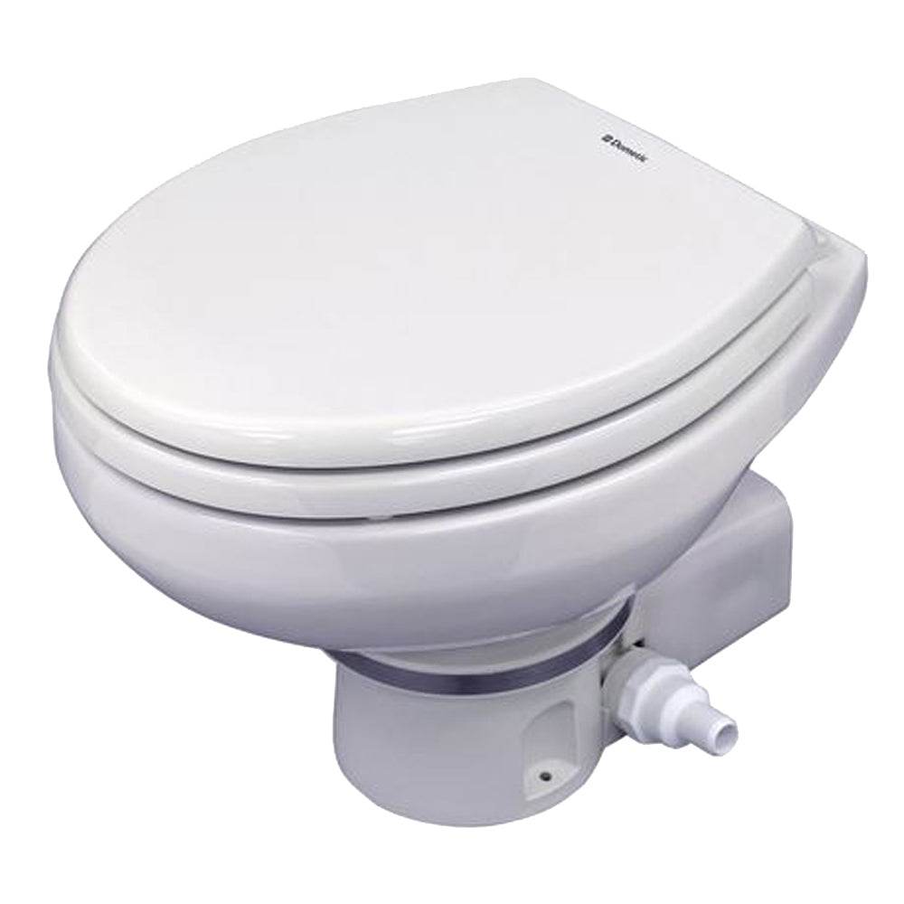 Suncoast Marine and Auto offers Dometic MasterFlush MF 7160 White Electric Macerating Toilet w/Orbit Base - Raw Water - 24V [304716002]