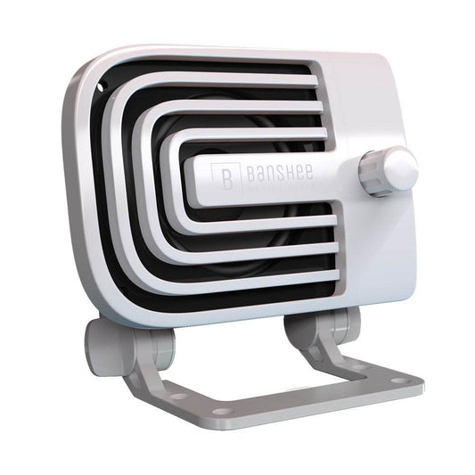 Suncoast Marine and Auto offers Banshee Marine Active External VHF Speaker - White [BAR-VA-1W]