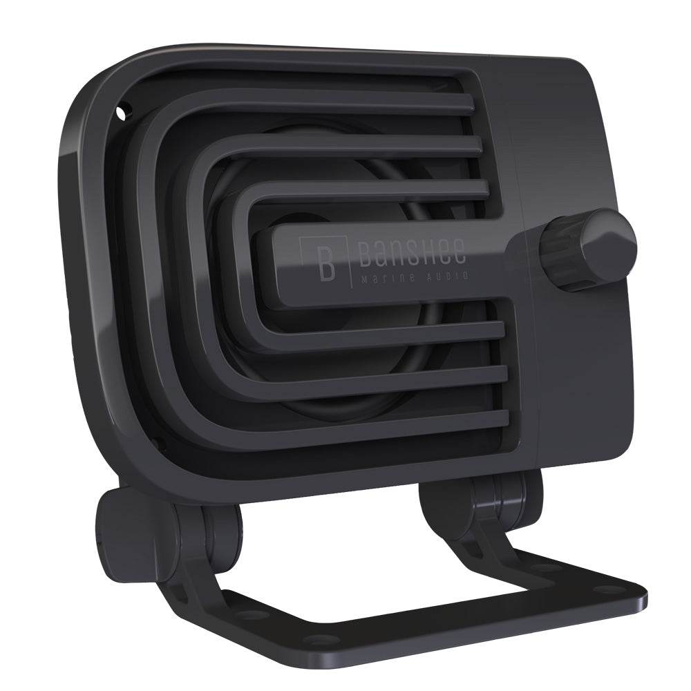 Suncoast Marine and Auto offers Banshee Marine Active External VHF Speaker - Black [BAR-VA-1B]