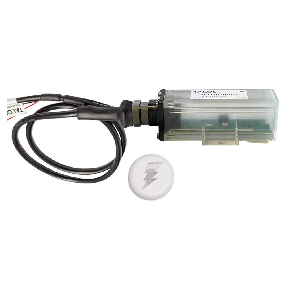 Suncoast Marine and Auto offers TALOS Remote Housing Lightning Detection System w/3' Cable - White Round Indicator w/Translucent Housing [SFD1000R-T1-WO-WH-3FT]