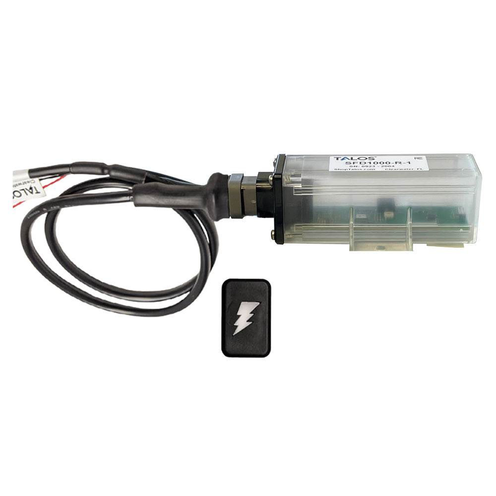 Suncoast Marine and Auto offers TALOS Remote Housing Lightning Detection System w/3' Cable - Black Rectangular Indicator w/Translucent Housing [SFD1000R-T1-BR-BL-3FT]