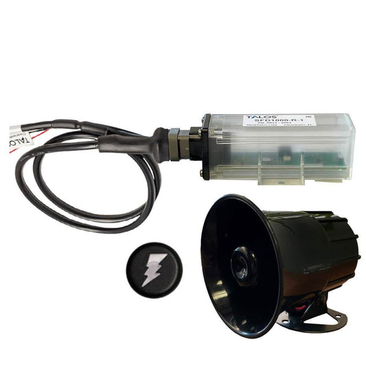 Suncoast Marine and Auto offers TALOS Remote Housing Lightning Detection System w/20' Cable External Horn - Black Round Indicator 45' Horn Cable [SFD1000HB-W1-BO-CH-202045]