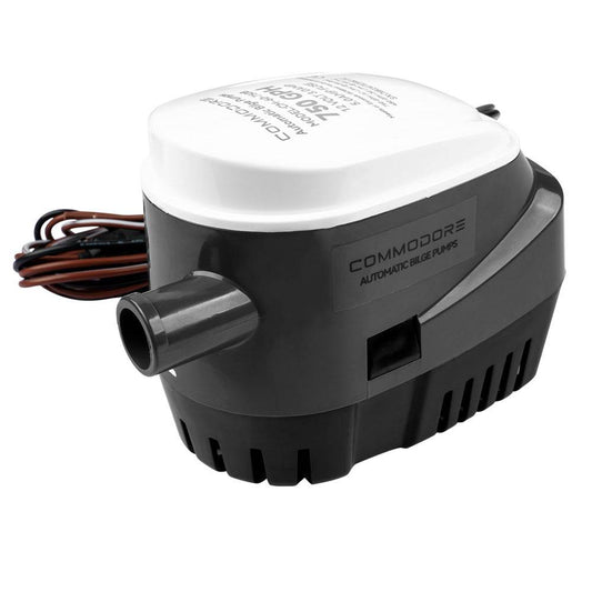 Suncoast Marine and Auto offers Commodore 750 GPH 60 Series Automatic Bilge Pump - 12V [CM-60-750B]