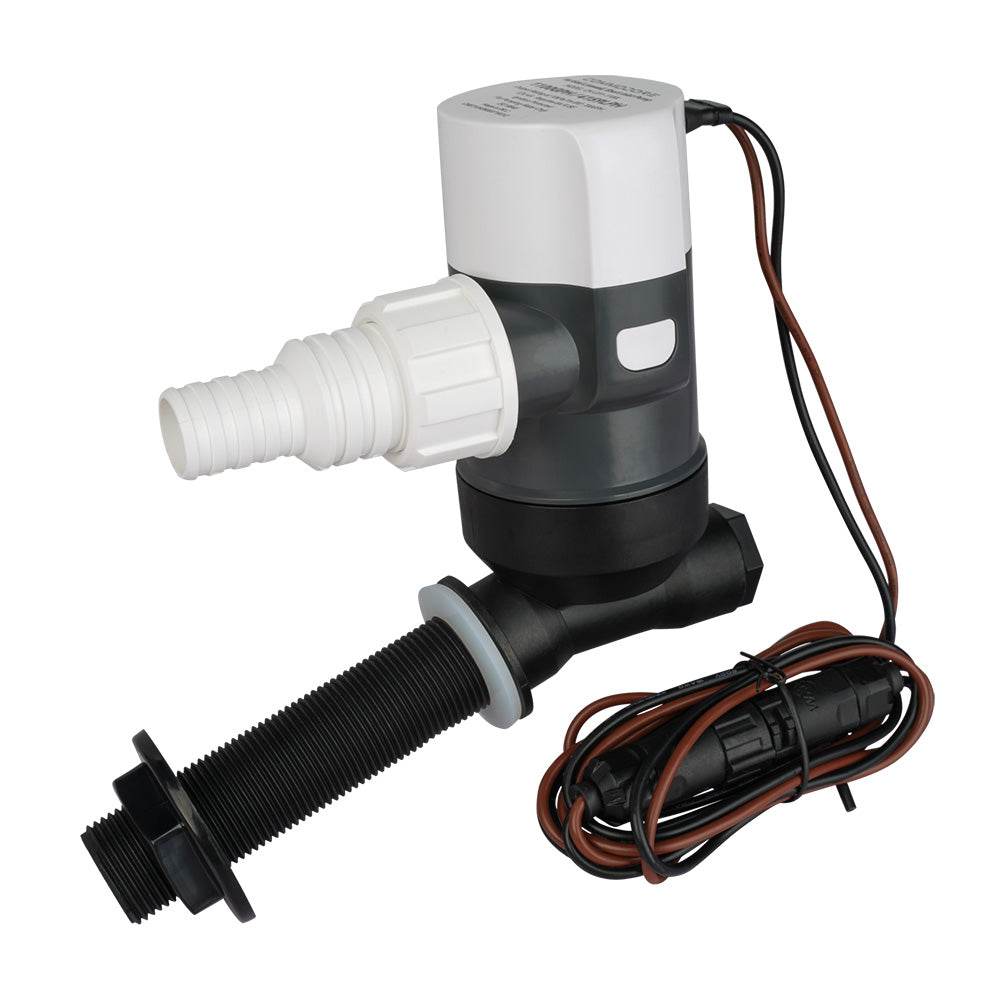 Suncoast Marine and Auto offers Commodore 1100 GPH Angled Livewell Pump - 12V [CM-E31-1100L]