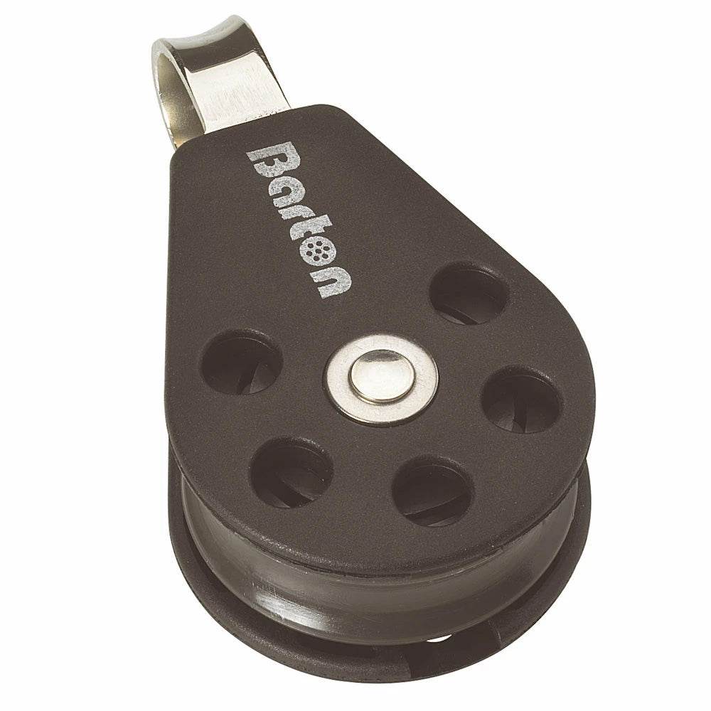 Suncoast Marine and Auto offers Barton Size 1 30mm Plain Bearing Pulley Block Single Fixed Eye [N01110]