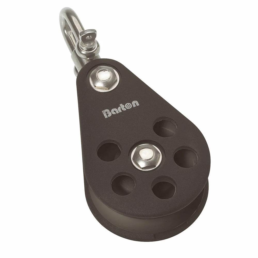 Suncoast Marine and Auto offers Barton Size 5 54mm Plain Bearing Pulley Block Single Block Swivel [N05130]