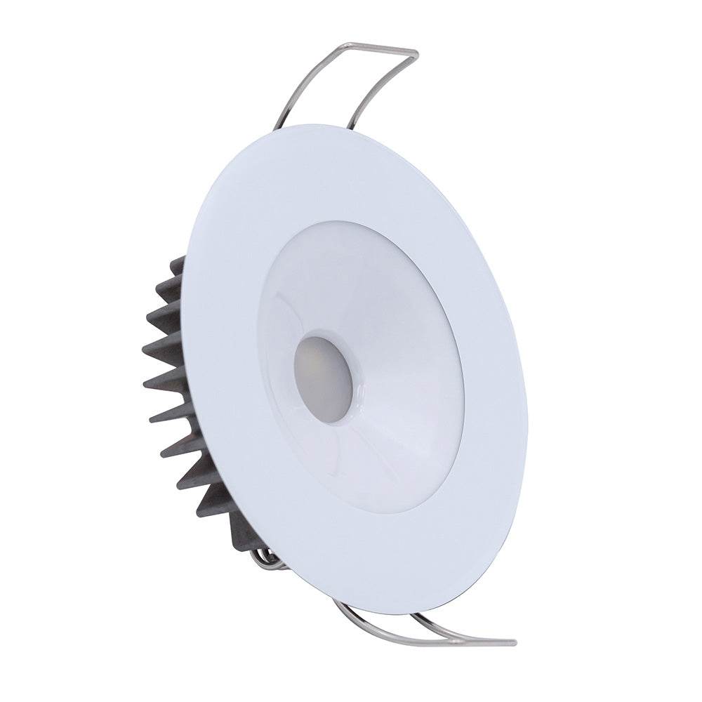 Suncoast Marine and Auto offers Lumitec Illusion Flush Mount LED Down Light - Spectrum RGBW - Cool White - White Housing [117127]