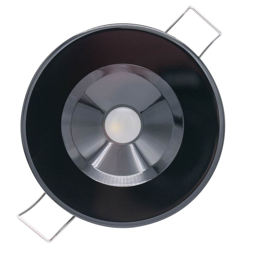 Suncoast Marine and Auto offers Lumitec Illusion Flush Mount LED Down Light - Spectrum RGBW - Cool White - Black Housing [117157]