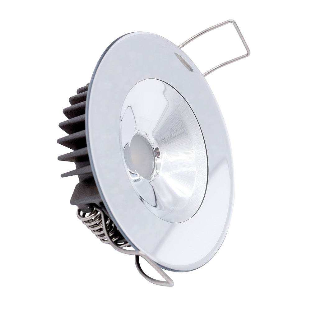 Suncoast Marine and Auto offers Lumitec Illusion Flush Mount LED Down Light - Spectrum RGBW - Cool White - Mirrored Housing [117147]