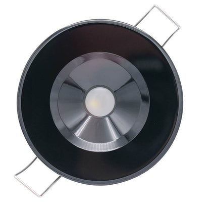 Suncoast Marine and Auto offers Lumitec Illusion Flush Mount LED Down Light - Spectrum RGBW - Warm White - Black Housing [117155]