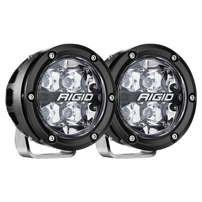 Suncoast Marine and Auto offers RIGID Industries 360-Series RGBW 4" Offroad Spot Beam w/RGBW Backlight Pods - Set of 2 [36402]