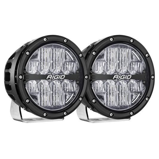 Suncoast Marine and Auto offers RIGID Industries 360-Series RGBW 6" Offroad Lamp Drive Beam w/RGBW Backlight Pods - Set of 2 [36411]