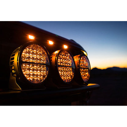 Suncoast Marine and Auto offers RIGID Industries 360-Series RGBW 9" Offroad Lamp Spot Beam w/RGBW Backlight Pods - Single [36422]