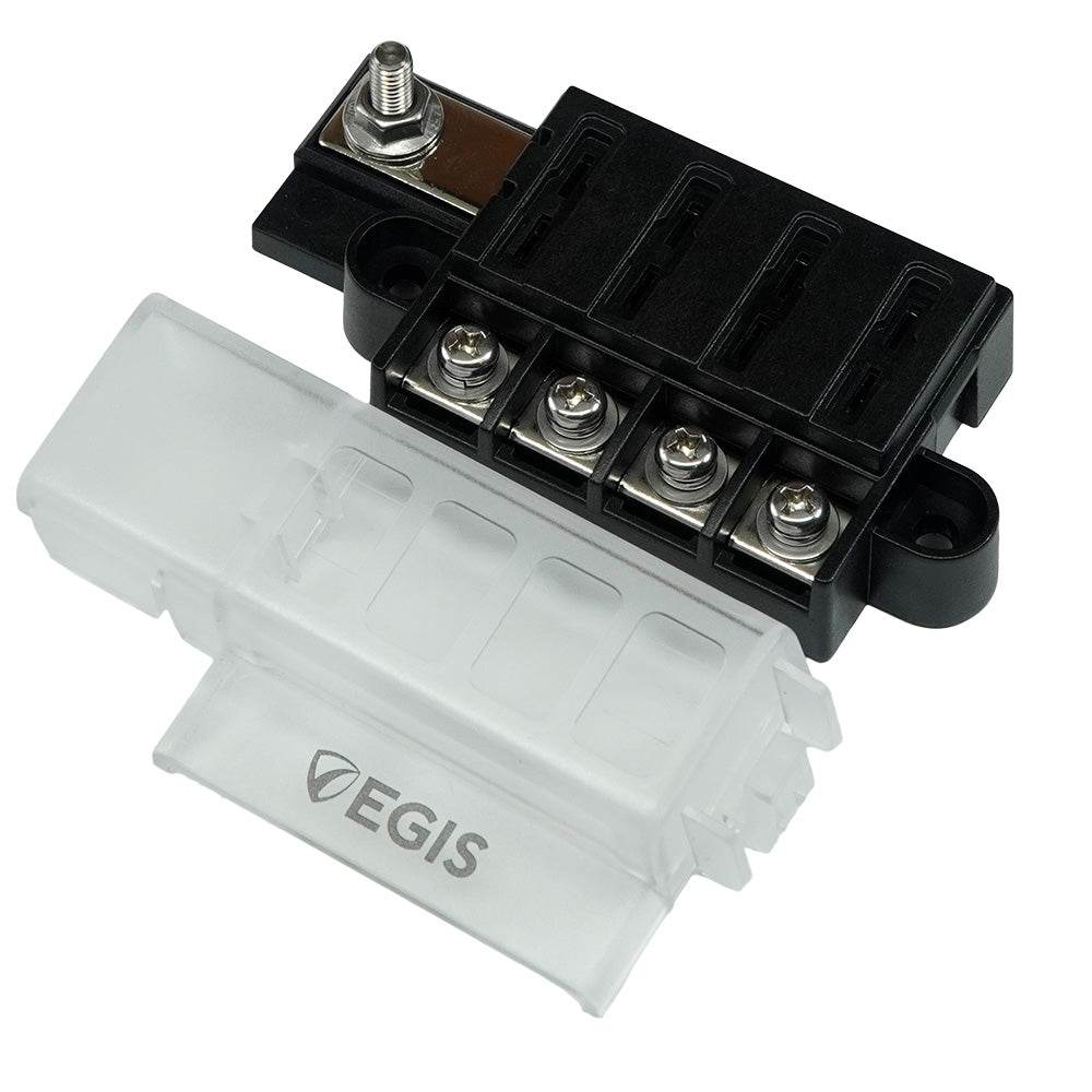 Suncoast Marine and Auto offers Egis RT Fuse Block - 4 Circuit w/Cover [8045]