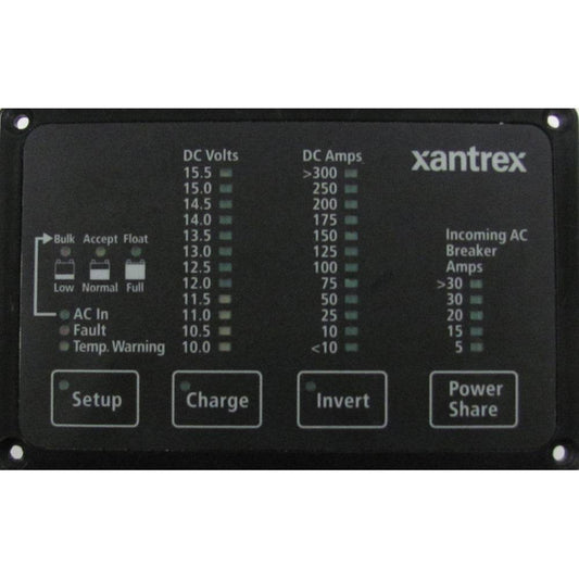 Suncoast Marine and Auto offers Xantrex Heart FDM-12-25 Remote Panel, Battery Status & Freedom Inverter/Charger Remote Control [84-2056-01]