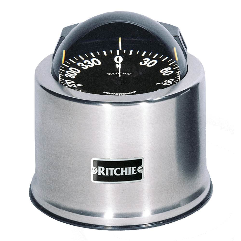 Suncoast Marine and Auto offers Ritchie SP-5-C GlobeMaster Compass - Pedestal Mount - Stainless Steel - 12V - 5 Degree Card [SP-5-C]