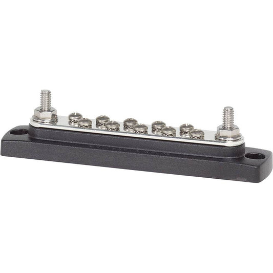 Blue Sea 2301 150AMP Common BusBar 10 x #8-32 Screw Terminal [2301] - Suncoast Marine and Auto Supply 