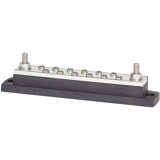 Blue Sea 2105 MaxiBus 250AMP Common BusBars 12 x #10 Terminal Screws [2105] - Suncoast Marine and Auto Supply 