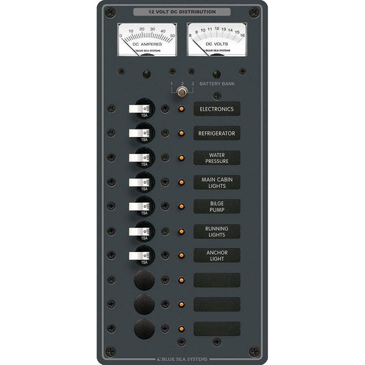 Suncoast Marine and Auto offers Blue Sea 8082 DC 10 Position Toggle Branch Circuit Breaker Panel [8082]