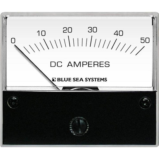 Suncoast Marine and Auto offers Blue Sea 8022 DC Analog Ammeter - 2-3/4 Face, 0-50 AMP DC [8022]