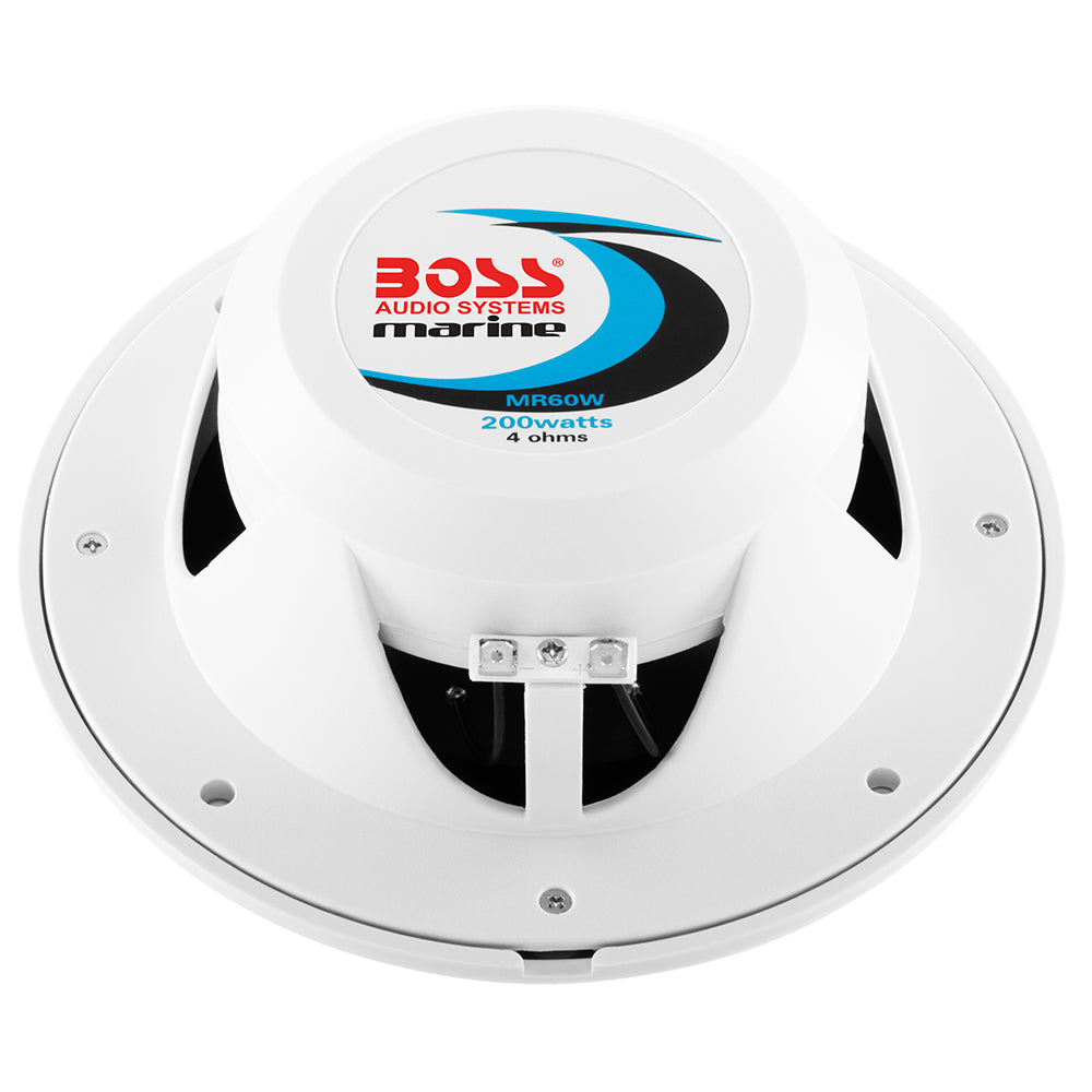 Suncoast Marine and Auto offers Boss Audio 6.5" MR60W Speakers - White - 200W [MR60W]