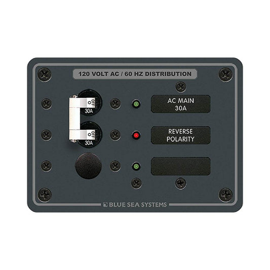 Suncoast Marine and Auto offers Blue Sea 8029 AC Main +1 Position Breaker Panel - White Switches [8029]