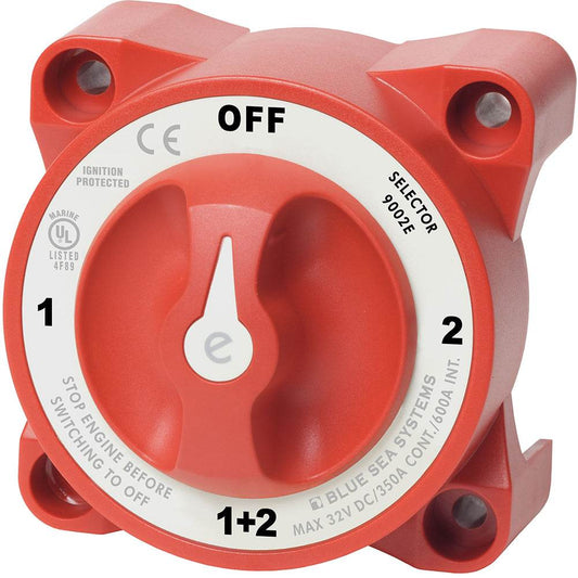 Suncoast Marine and Auto offers Blue Sea 9002e e-Series Battery Switch Selector w/Alternator Field Disconnect [9002E]