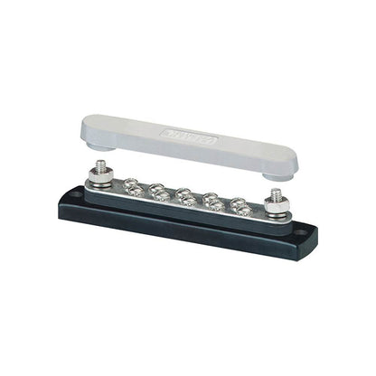 Blue Sea 2300 150AMP Common BusBar 10 x #8-32 Screw Terminal w/Cover [2300] - Suncoast Marine and Auto Supply 