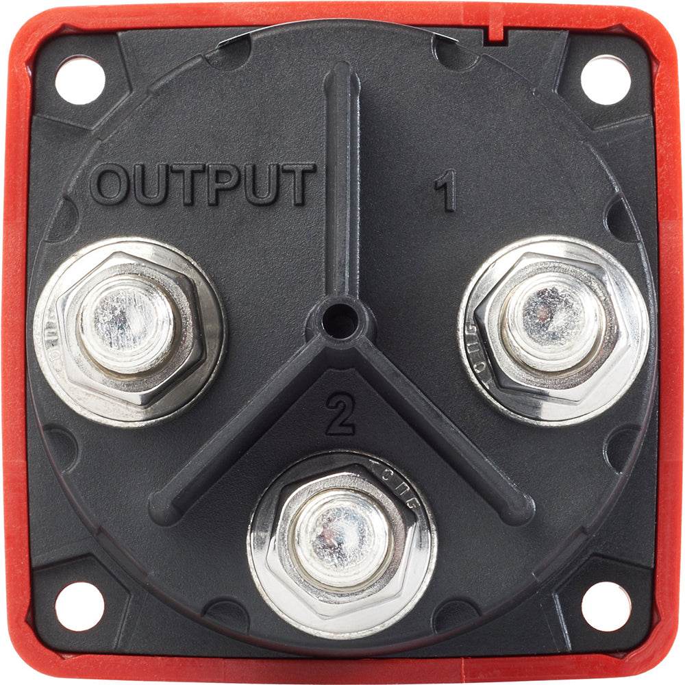 Suncoast Marine and Auto offers Blue Sea 6007 m-Series (Mini) Battery Switch Selector Four Position Red [6007]